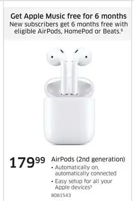 The Source Apple airpods (2nd generation) offer