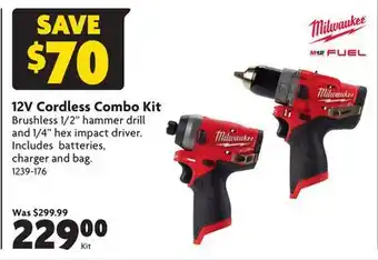 Home Hardware 12v cordless combo kit offer