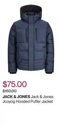 Hudson's Bay Jack & jones jcoyog hooded puffer jacket offer