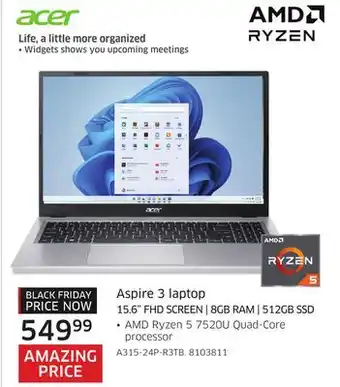 The Source Acer aspire 3 laptop offer