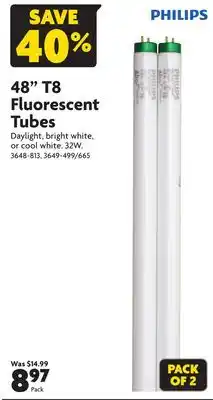 Home Hardware 48 t8 fluorescent tubes offer