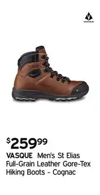 Atmosphere Men's st elias full-grain leather gore-tex hiking boots - cognac offer