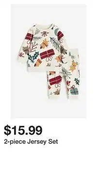 H&M 2-piece jersey set offer