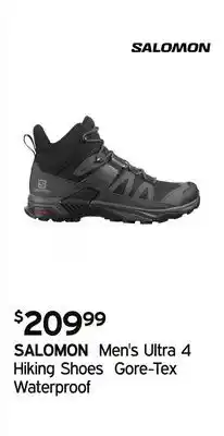 Men's ultra 4 hiking shoes gore-tex waterproof