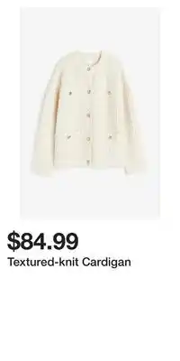 H&M Textured-knit cardigan offer