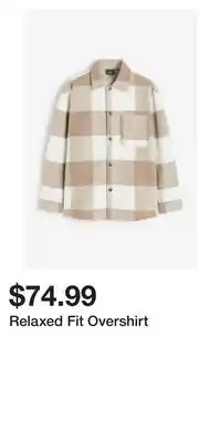 H&M Relaxed fit overshirt offer