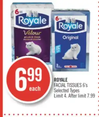 Shoppers Drug Mart Royale facial tissues offer