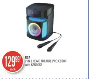 Shoppers Drug Mart Rca 2 in 1 home theatre projector with karaoke offer