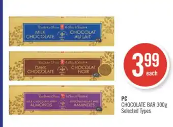 Shoppers Drug Mart Pc chocolate bar offer