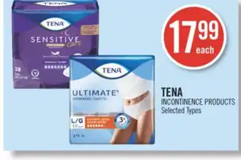 Shoppers Drug Mart Tena incontinence products offer