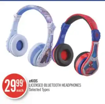 Shoppers Drug Mart Ekids licensed bluetooth headphones offer