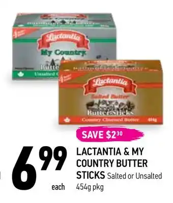 Coppa's Fresh Market Lactantia & my country butter sticks offer