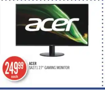 Shoppers Drug Mart Acer sa271 27 gaming monitor offer