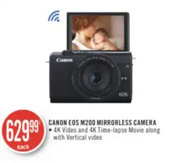 Shoppers Drug Mart Canon eos m200 mirrorless camera offer