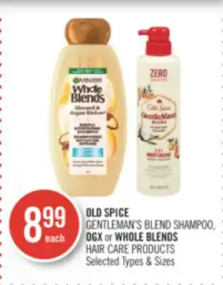 Shoppers Drug Mart Old spice gentleman's blend ogx or whole shampoo hair carie products offer