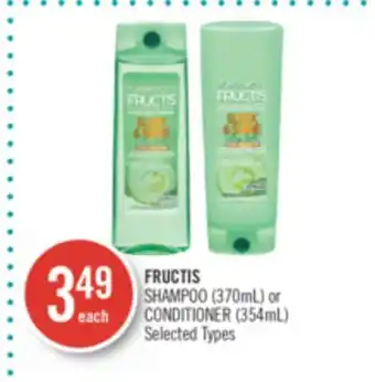 Shoppers Drug Mart Fructis shampoo (370ml) or conditioner (354ml) offer