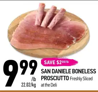 Coppa's Fresh Market San daniele boneless prosciutto offer
