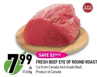 Coppa's Fresh Market Fresh beef eye of round roast offer
