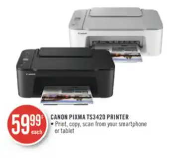 Shoppers Drug Mart Canon pixma ts3420 printer offer