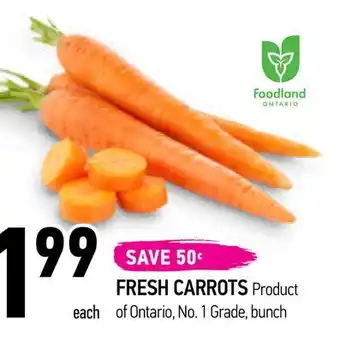 Coppa's Fresh Market Fresh carrots offer