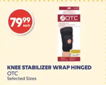 Otc knee stabilizer wrap hinged
