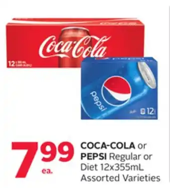 Rexall Coca-cola or pepsi regular or diet offer