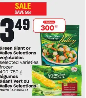 Independent City Market Légumes géant vert ou valley selections, 400-750 g offer