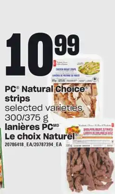 Independent City Market Lanières pc le choix naturel, 300/375 g offer