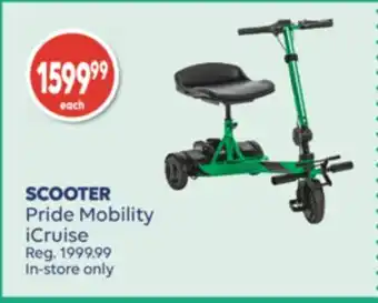 Wellwise by Shoppers Scooter pride mobility icruise offer