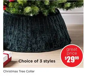 Kitchen Stuff Plus Christmas tree collar offer