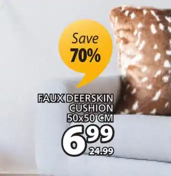 JYSK Dab barbara faux deerskin cushion offer