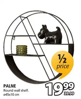 JYSK Palne round wall shelf offer