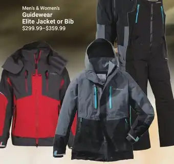 Bass Pro Men's & women's guidewear elite jacket or bib offer