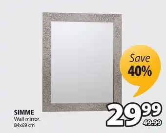JYSK Simme wall mirror offer