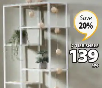JYSK Trappedal 7-tier shelf offer