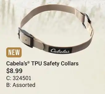 Bass Pro Cabela's tpu safety collars offer
