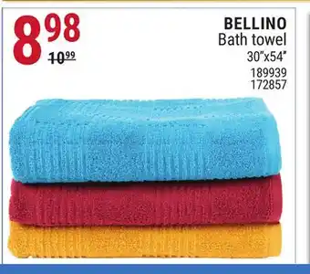 Rossy Bellino bath towel offer