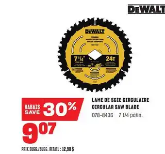 BMR Lame de scie circulaire offer