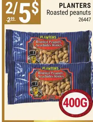 Rossy Planters roasted peanuts offer