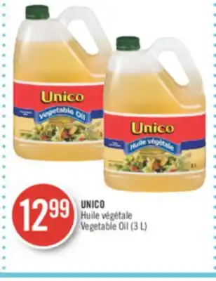 Pharmaprix Unico vegetable oil offer