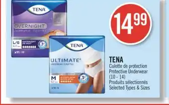Pharmaprix Tena protective underwear offer