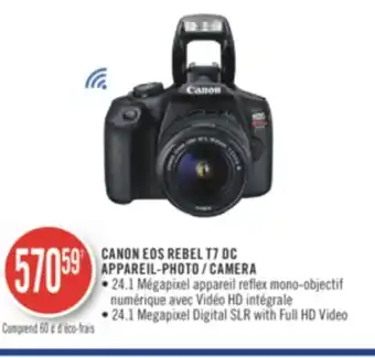 Pharmaprix Canon eos rebel t7 dc appareil-photo / camera offer