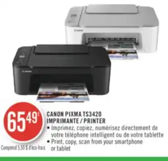 Pharmaprix Canon pixma ts3420 printer offer
