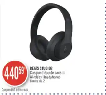 Pharmaprix Beats studio3 wireless headphones offer