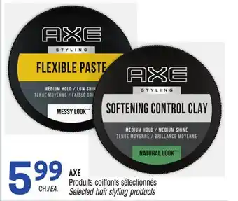 Uniprix Axe produits coiffants sélectionnés/ selected hair styling products offer