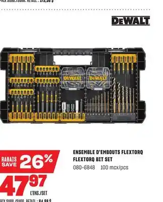 BMR Ensemble d'embouts flextorq offer