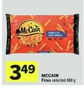 IGA MCCAIN Fries selected 800 g offer