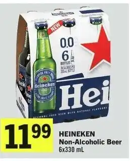 IGA HEINEKEN Non-Alcoholic Beer 6x330 mL offer