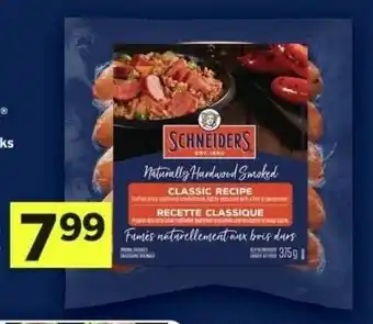 IGA SCHNEIDERS Smoked Sausage 375g offer