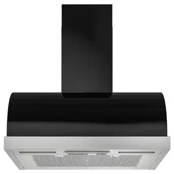 IKEA Ungdomlig wall mounted range hood, black offer